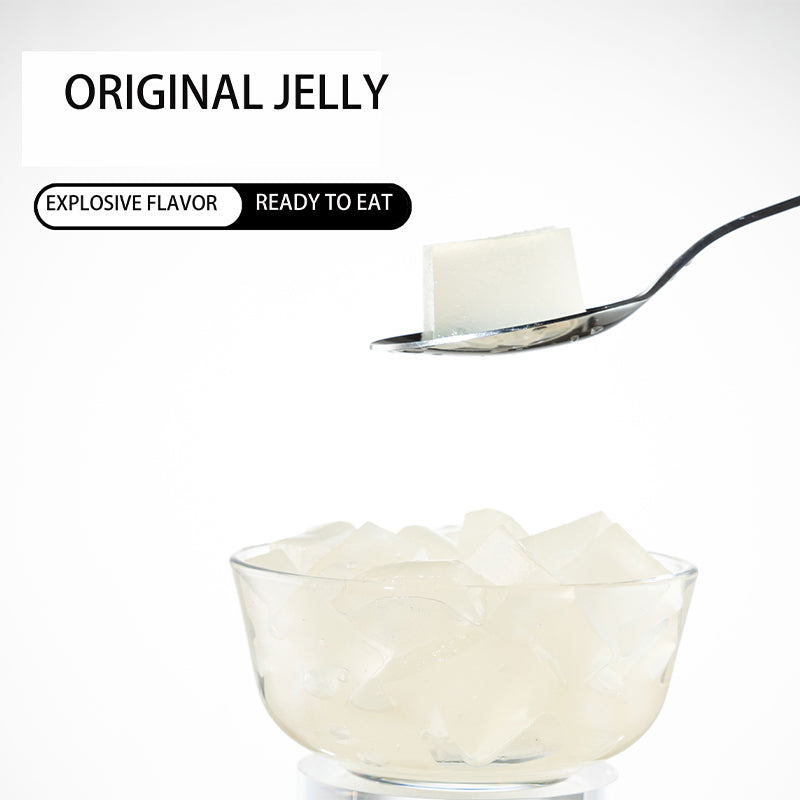 China supplier factory direct sales original jelly pudding fast food affordable colorful jelly/Thumb bubble tea shop syrup syrup ingredients original jelly instant pudding 1KG