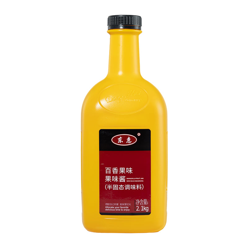 Donghui concentrated drink thick pulp 2.1kg passion fruit drink catering bubble tea  store smoothie juice raw materials wholesale