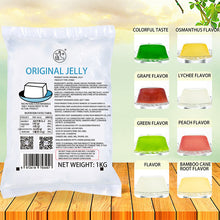 Load image into Gallery viewer, China supplier factory direct sales original jelly pudding fast food affordable colorful jelly/Thumb bubble tea shop syrup syrup ingredients original jelly instant pudding 1KG