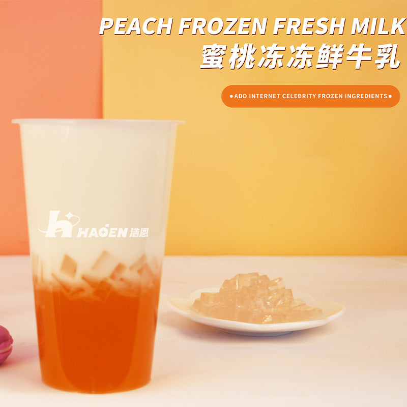 The new drink, 1KG milk tea, raw materials, small ingredients, peaches, jelly, pudding, good taste/1KG wholesale price, factory direct peach jelly, high quality jelly, original jelly