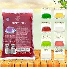 Cargar imagen en el visor de la galería, ry Milk Tea Making 1KG/1KG grape flavor jelly pudding, fast food dessert shop, small ingredients, affordable price, factory direct sales