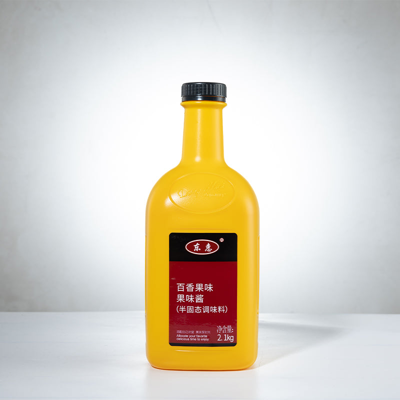 Donghui concentrated drink thick pulp 2.1kg passion fruit drink catering bubble tea  store smoothie juice raw materials wholesale