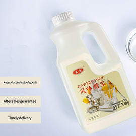 Factory direct sale bubble tea shop ingredient concentrate fruit syrup fruit Portuguese syrup/Hot Selling Concentrated Fructose Syrup, Fruit Juice Natural Flavored Soft Drink  Bubble Tea Drink